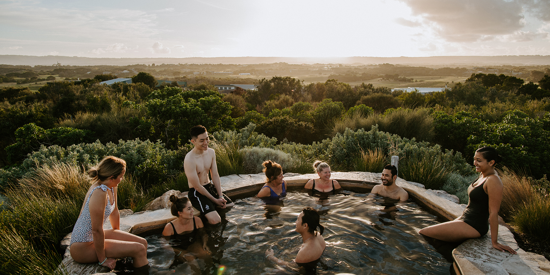 Peninsula Hot Springs, Winter, Mornington Peninsula