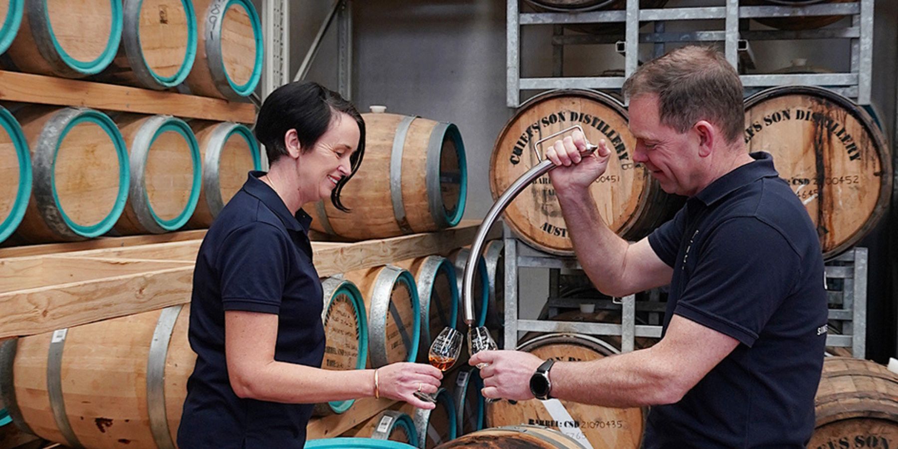 Stuart and Naomi McIntosh Distillers Mornington Peninsula Somerville Whisky